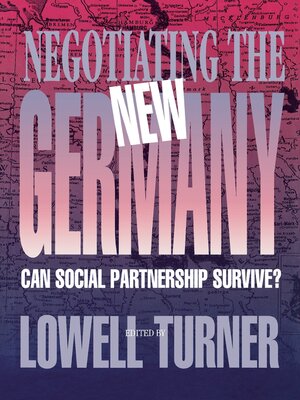 cover image of Negotiating the New Germany